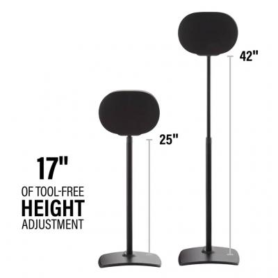 Sanus Height Adjustable Speaker Stand for Sonos Era 300 - WSSE3A2-B2