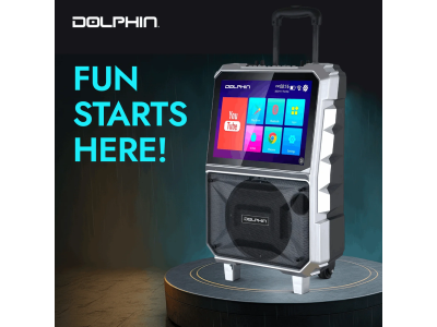 Dolphin Karaoke Speaker with Touchscreen Smart Tablet - KB-85R